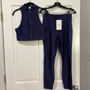Fabletics leggings and sports bra.